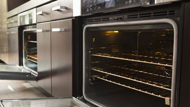 Oven in a domestic home